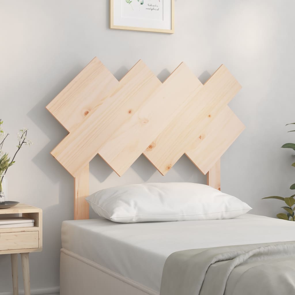Tăblie de pat, 92x3x81 cm, lemn masiv de pin - Lando