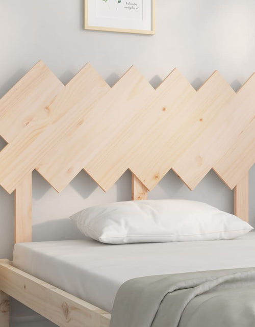 Încărcați imaginea în vizualizatorul Galerie, Tăblie de pat, 122,5x3x80,5 cm, lemn masiv de pin - Lando
