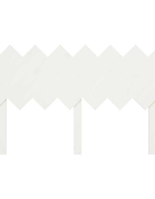 Загрузите изображение в средство просмотра галереи, Tăblie de pat, alb, 141x3x80,5 cm, lemn masiv de pin - Lando
