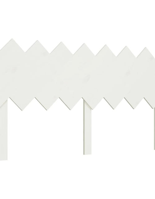 Загрузите изображение в средство просмотра галереи, Tăblie de pat, alb, 159,5x3x80,5 cm, lemn masiv de pin - Lando
