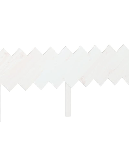 Загрузите изображение в средство просмотра галереи, Tăblie de pat, alb, 196x3x80,5 cm, lemn masiv de pin - Lando
