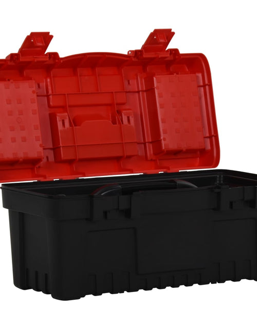 Загрузите изображение в средство просмотра галереи, Set de cutii de scule, 2 piese, negru și roșu, polipropilenă Lando - Lando
