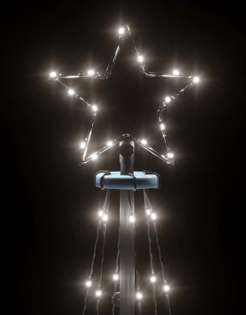 Încărcați imaginea în vizualizatorul Galerie, Brad de Crăciun conic, 108 LED-uri, alb rece, 70x180 cm - Lando
