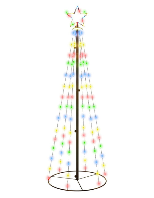 Încărcați imaginea în vizualizatorul Galerie, Brad de Crăciun conic, 108 LED-uri, multicolor, 70x180 cm - Lando
