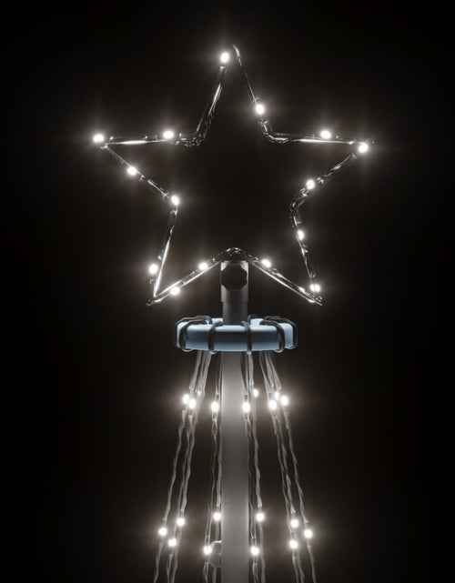 Încărcați imaginea în vizualizatorul Galerie, Brad de Crăciun conic, 310 LED-uri, alb rece, 100x300 cm - Lando
