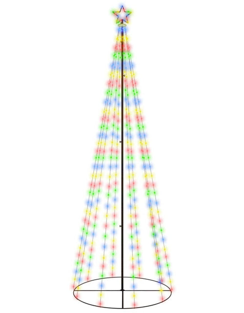 Încărcați imaginea în vizualizatorul Galerie, Brad de Crăciun conic, 310 LED-uri, multicolor, 100x300 cm - Lando
