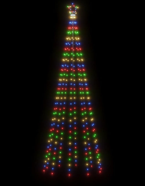 Încărcați imaginea în vizualizatorul Galerie, Brad de Crăciun conic, 310 LED-uri, multicolor, 100x300 cm - Lando
