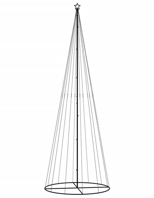 Загрузите изображение в средство просмотра галереи, Brad de Crăciun conic, 732 LED-uri, alb rece, 160x500 cm Lando - Lando
