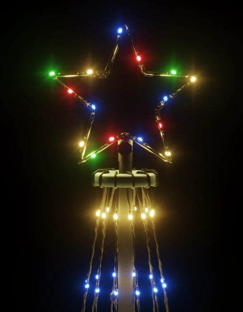Încărcați imaginea în vizualizatorul Galerie, Brad de Crăciun conic, 732 LED-uri, multicolor, 160x500 cm Lando - Lando
