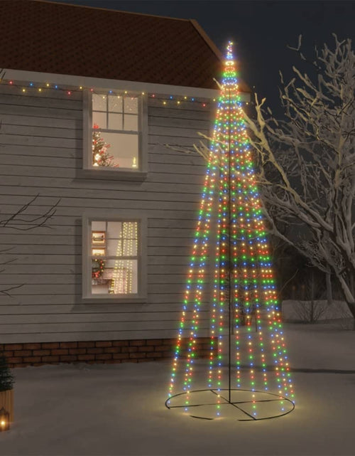 Încărcați imaginea în vizualizatorul Galerie, Brad de Crăciun conic, 732 LED-uri, multicolor, 160x500 cm Lando - Lando
