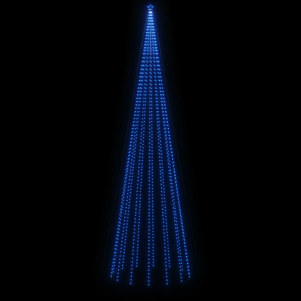 Brad de Crăciun conic, 1134 LED-uri, albastru, 230x800 cm - Lando