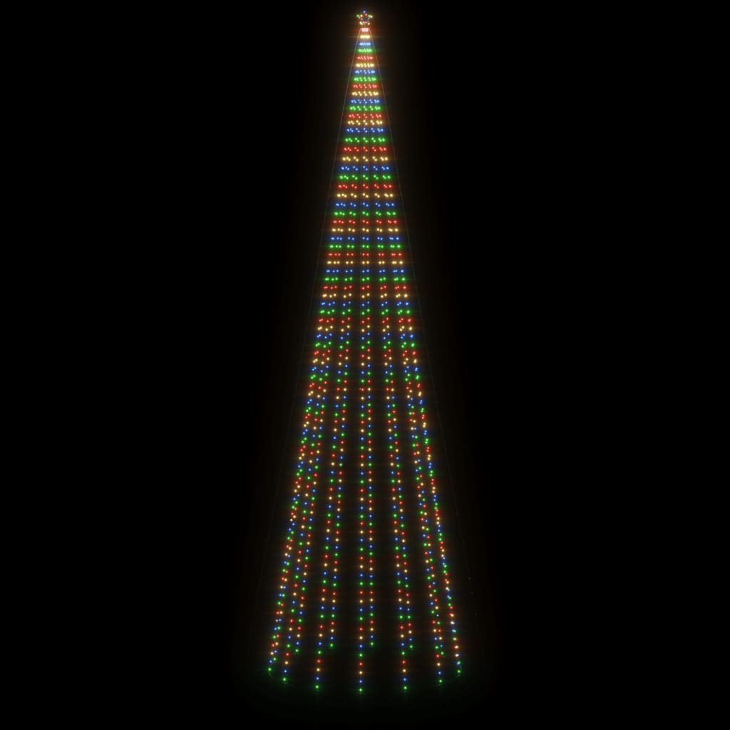 Brad de Crăciun conic, 1134 LED-uri, multicolor, 230x800 cm - Lando