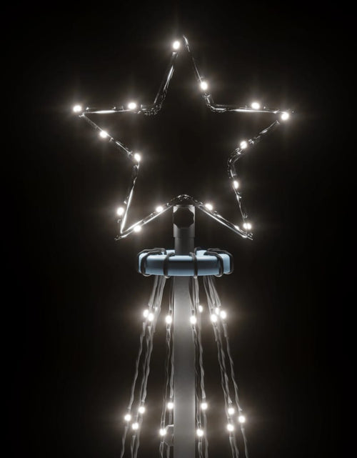 Încărcați imaginea în vizualizatorul Galerie, Brad de Crăciun, 108 LED-uri alb rece, 180 cm, cu țăruș - Lando
