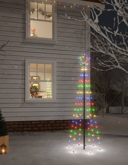 Încărcați imaginea în vizualizatorul Galerie, Brad de Crăciun, 108 LED-uri multicolore, 180 cm, cu țăruș - Lando
