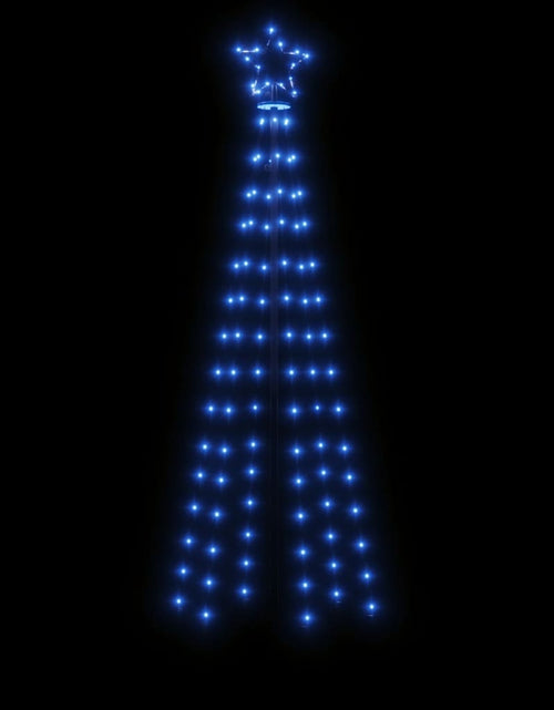 Загрузите изображение в средство просмотра галереи, Brad de Crăciun, 108 LED-uri albastre, 180 cm, cu țăruș, - Lando
