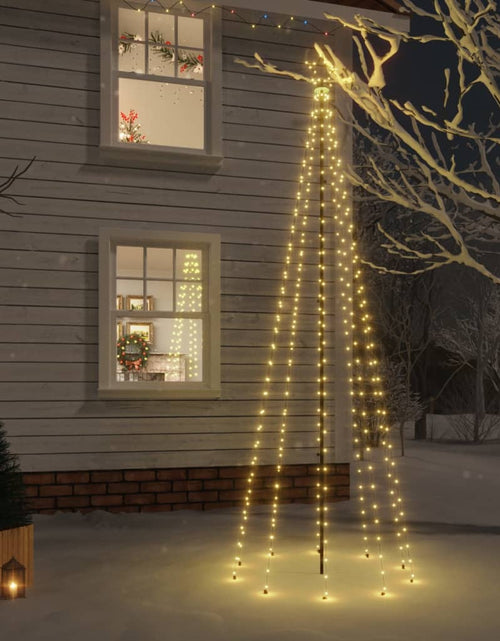 Încărcați imaginea în vizualizatorul Galerie, Brad de Crăciun, 310 LED-uri, alb cald, 300 cm, cu țăruș - Lando
