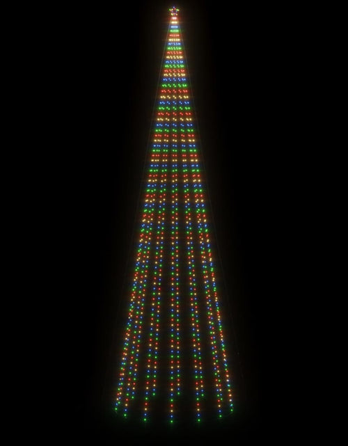 Загрузите изображение в средство просмотра галереи, Brad de Crăciun, 1134 LED-uri, multicolor, 800 cm, cu țăruș Lando - Lando
