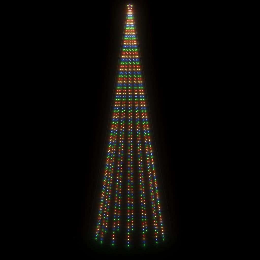 Brad de Crăciun, 1134 LED-uri, multicolor, 800 cm, cu țăruș Lando - Lando
