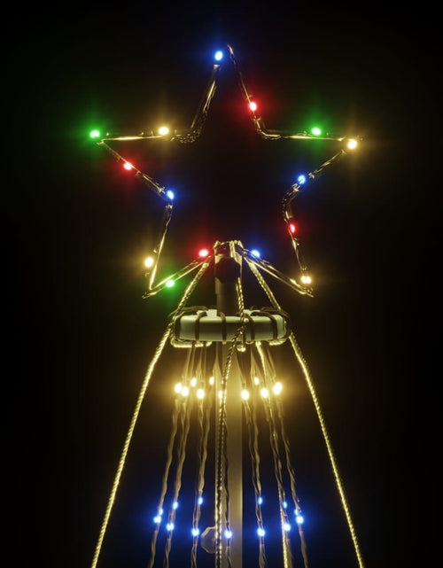 Încărcați imaginea în vizualizatorul Galerie, Brad de Crăciun, 1134 LED-uri, multicolor, 800 cm, cu țăruș Lando - Lando
