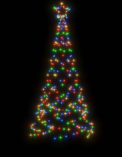 Încărcați imaginea în vizualizatorul Galerie, Brad de Crăciun cu țăruș, 200 LED-uri, multicolor, 180 cm - Lando
