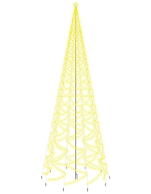 Загрузите изображение в средство просмотра галереи, Brad de Crăciun cu țăruș, 3000 LED-uri, alb cald, 800 cm - Lando
