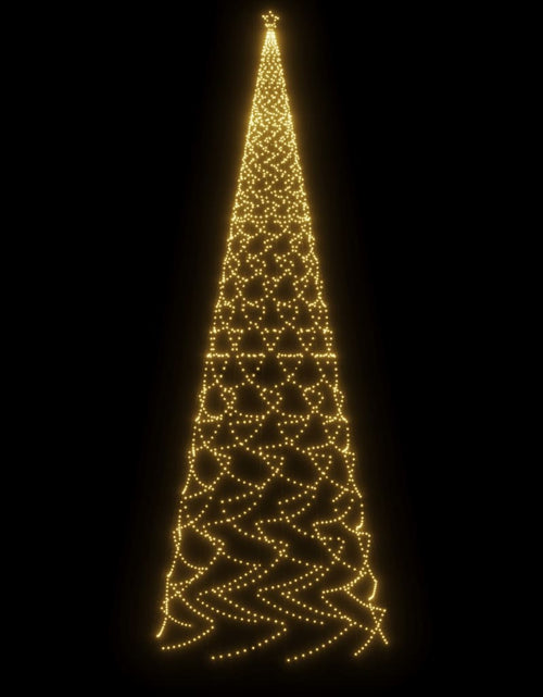 Încărcați imaginea în vizualizatorul Galerie, Brad de Crăciun cu țăruș, 3000 LED-uri, alb cald, 800 cm - Lando
