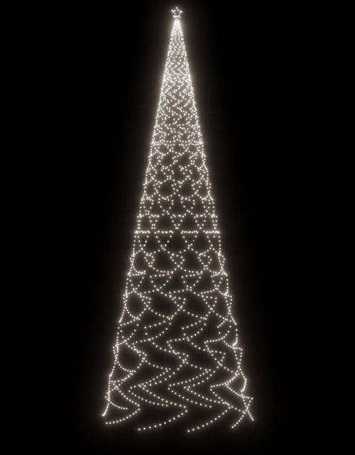 Încărcați imaginea în vizualizatorul Galerie, Brad de Crăciun cu țăruș, 3000 LED-uri, alb rece, 800 cm - Lando
