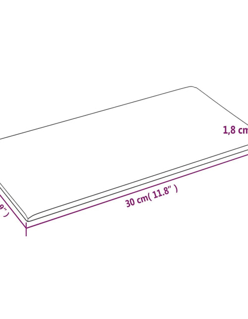 Загрузите изображение в средство просмотра галереи, Panouri de perete 12 buc. gri, 30x15 cm piele ecologică 0,54 m² - Lando
