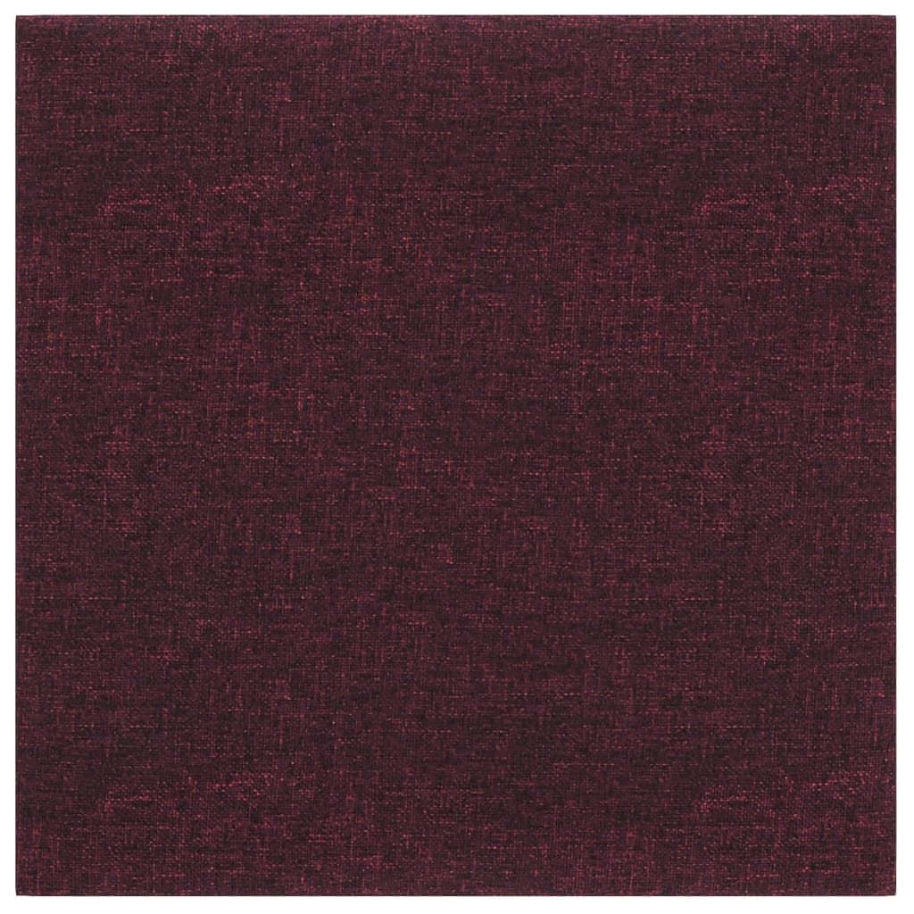 Panouri de perete, 12 buc., violet, 30x30 cm, țesătură, 1,08 m² - Lando