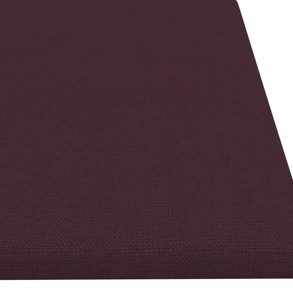 Panouri de perete, 12 buc., violet, 60x15 cm, textil, 1,08 m² - Lando
