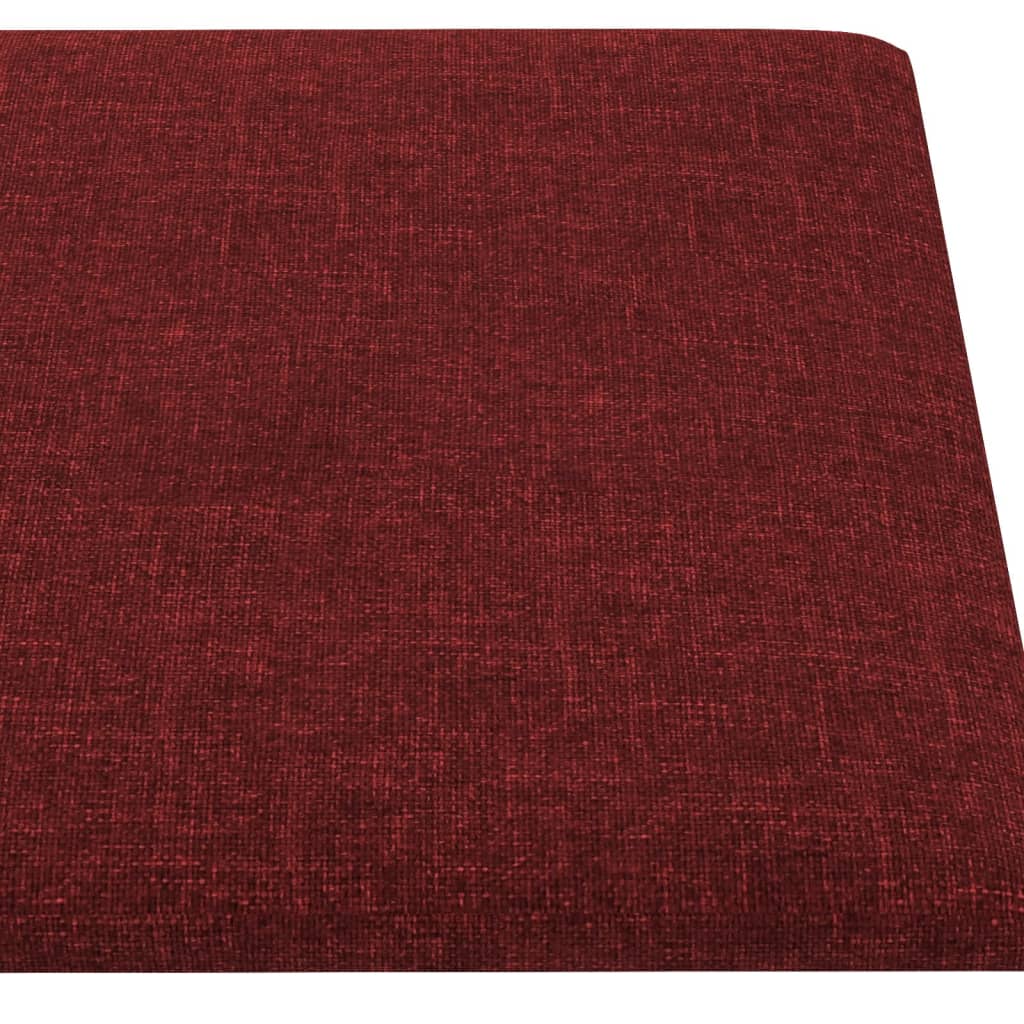 Panouri de perete 12 buc. roșu vin 60x30 cm textil 2,16 m² - Lando