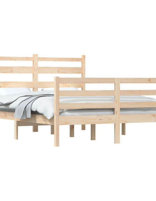 Încărcați imaginea în vizualizatorul Galerie, Cadru de pat, 120x200 cm, lemn masiv de pin - Lando
