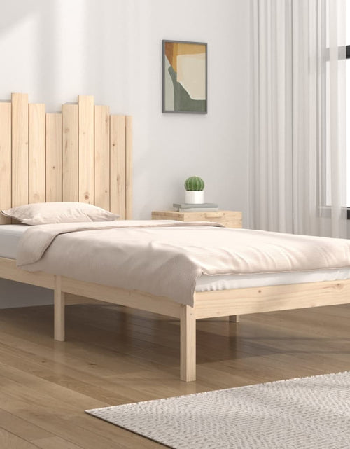 Încărcați imaginea în vizualizatorul Galerie, Cadru de pat mic single, 75x190 cm, lemn masiv de pin - Lando
