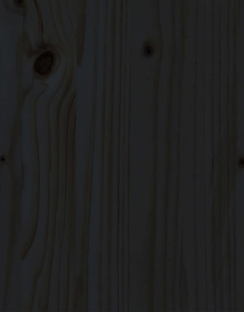 Загрузите изображение в средство просмотра галереи, Cadru de pat mic dublu, negru, 120x190 cm, lemn masiv de pin - Lando
