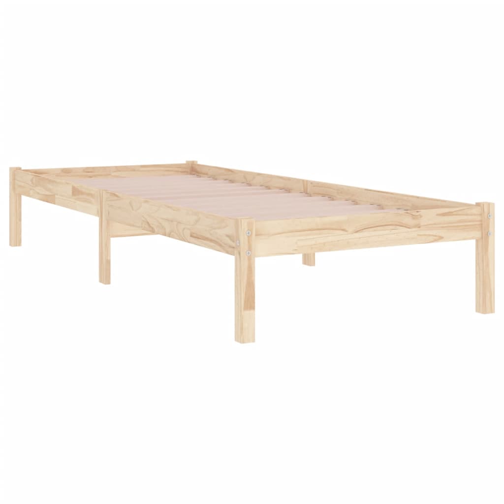 Cadru de pat, 90x200 cm, lemn masiv - Lando