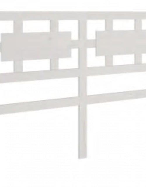 Загрузите изображение в средство просмотра галереи, Cadru de pat, alb, 160x200 cm, lemn masiv - Lando
