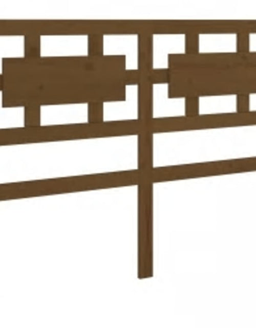 Încărcați imaginea în vizualizatorul Galerie, Cadru de pat, maro miere, 200x200 cm, lemn masiv - Lando
