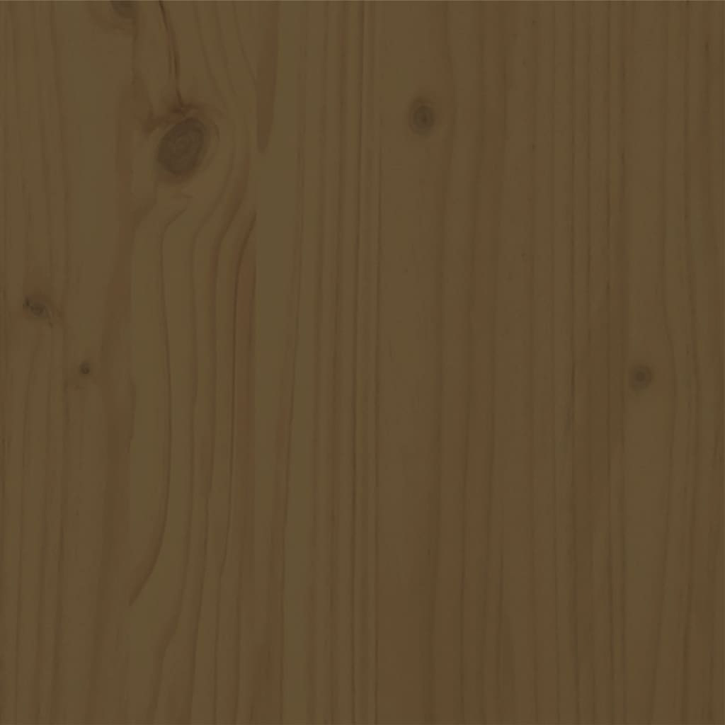 Cadru de pat, maro miere, 90x200 cm, lemn masiv - Lando