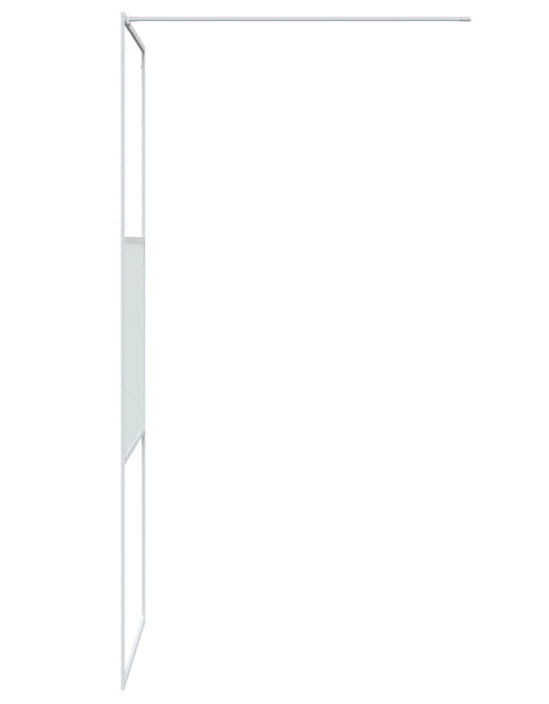 Încărcați imaginea în vizualizatorul Galerie, Paravan de duș walk-in, alb, 80x195 cm, sticlă ESG transparentă - Lando
