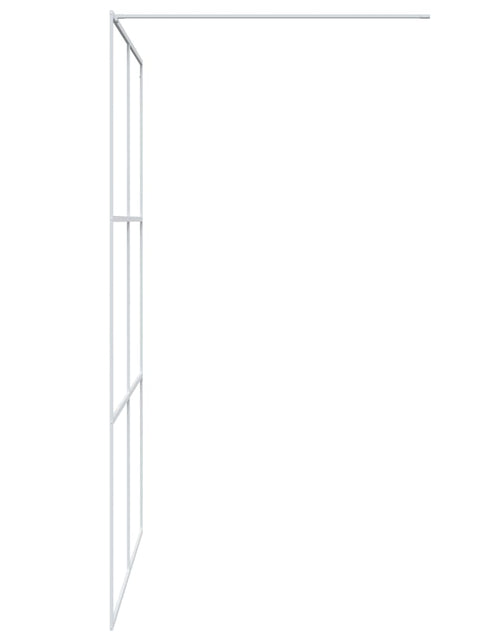 Загрузите изображение в средство просмотра галереи, Paravan duș walk-in, alb, 140x195 cm, sticlă ESG transparentă Lando - Lando
