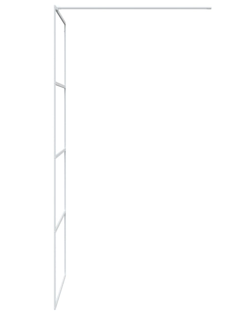 Încărcați imaginea în vizualizatorul Galerie, Paravan duș walk-in, alb, 90x195 cm, sticlă ESG transparentă - Lando
