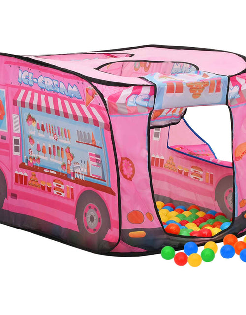 Încărcați imaginea în vizualizatorul Galerie, Cort de joacă pentru copii cu 250 bile, roz, 70x112x70 cm - Lando
