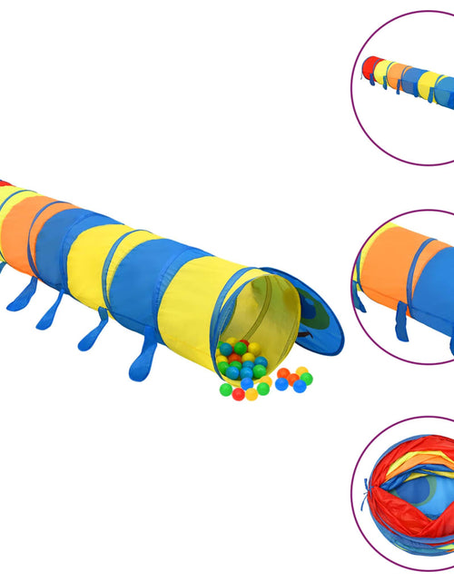 Загрузите изображение в средство просмотра галереи, Tunel de joacă pt copii, 250 bile, multicolor, 245 cm poliester - Lando
