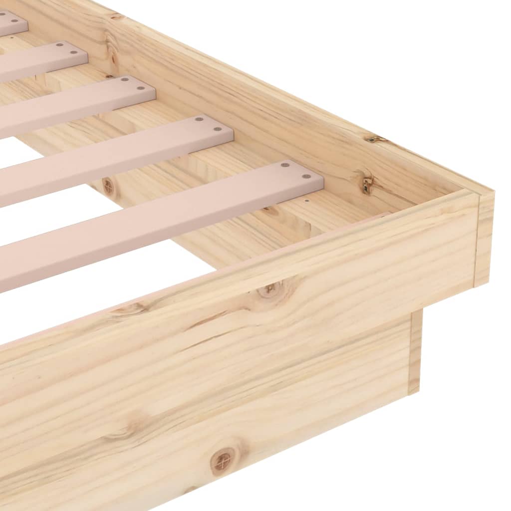 Cadru de pat, 100x200 cm, lemn masiv de stejar - Lando