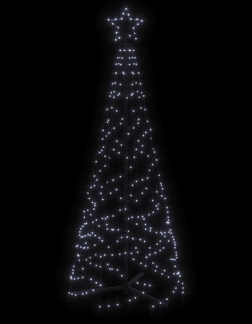 Încărcați imaginea în vizualizatorul Galerie, Brad de Crăciun conic, 200 LED-uri, alb rece, 70x180 cm Lando - Lando
