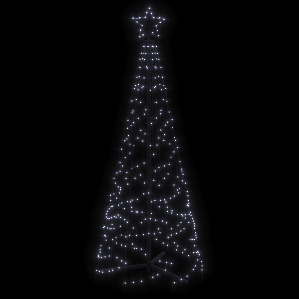 Brad de Crăciun conic, 200 LED-uri, alb rece, 70x180 cm Lando - Lando