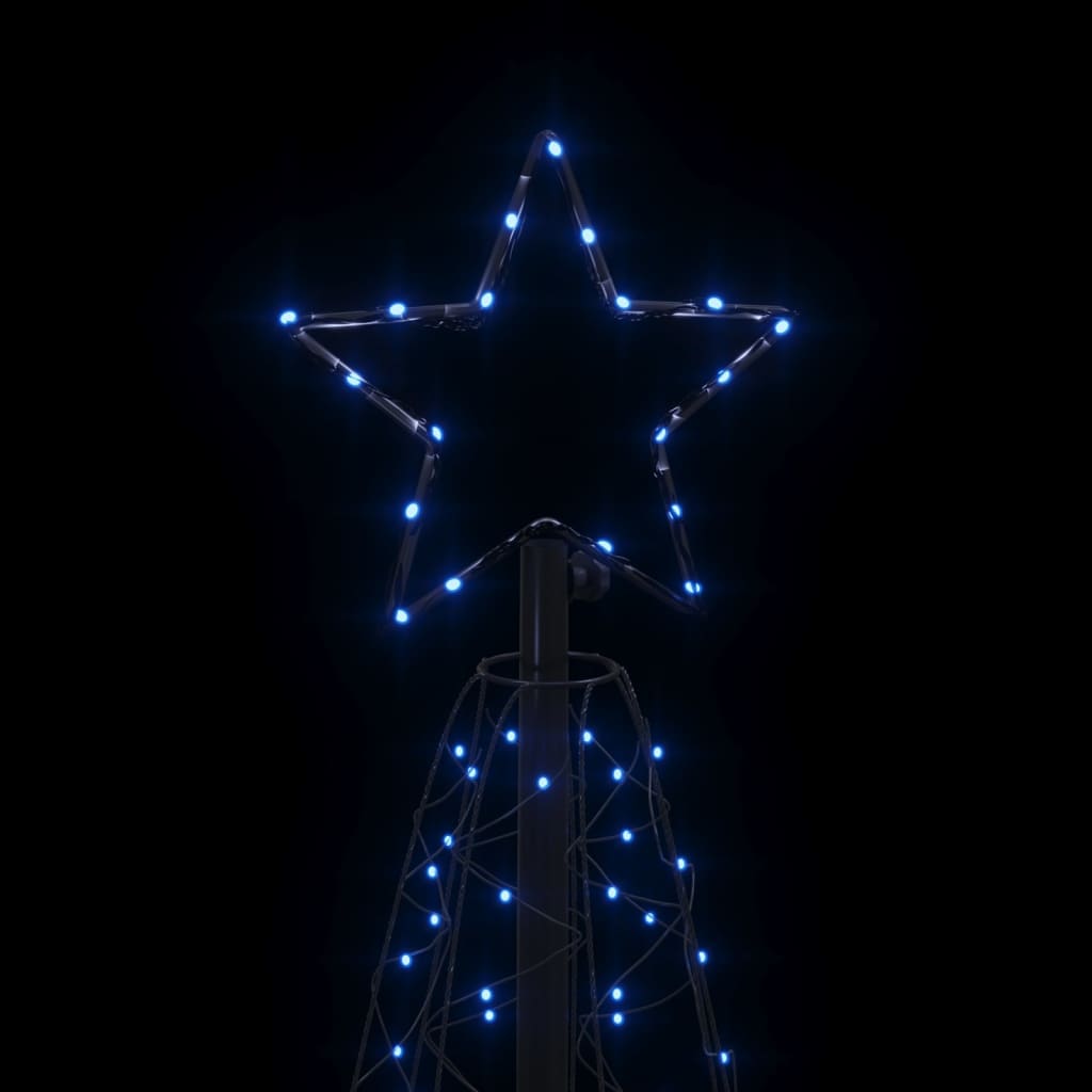 Brad de Crăciun conic, 200 LED-uri, albastru, 70x180 cm - Lando