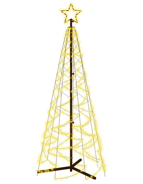 Загрузите изображение в средство просмотра галереи, Brad de Crăciun conic, 200 LED-uri, alb cald, 70x180 cm - Lando
