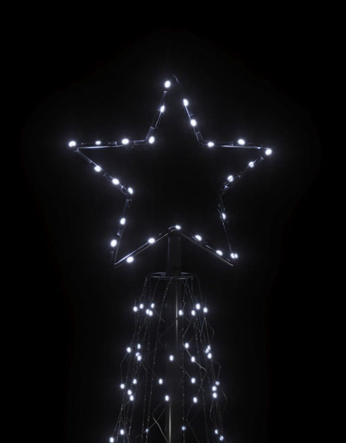 Загрузите изображение в средство просмотра галереи, Brad de Crăciun conic, 500 LED-uri, alb rece, 100x300 cm - Lando
