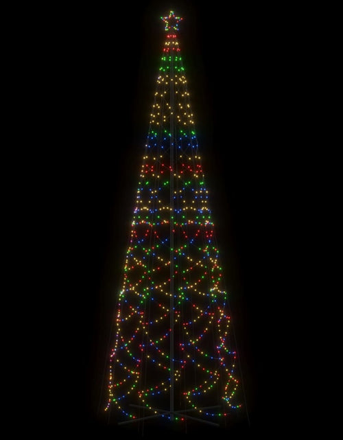 Încărcați imaginea în vizualizatorul Galerie, Brad de Crăciun conic, 1400 LED-uri, multicolor, 160x500 cm - Lando
